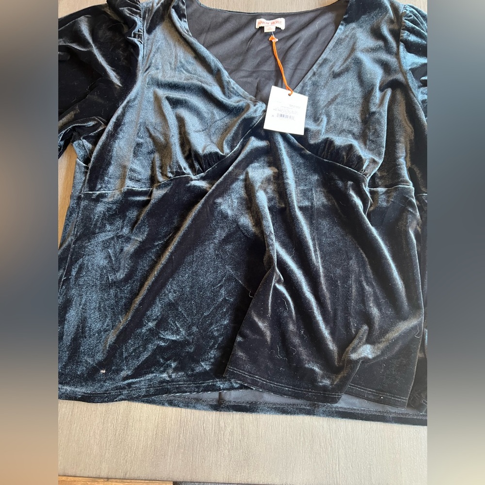 Velour blouse